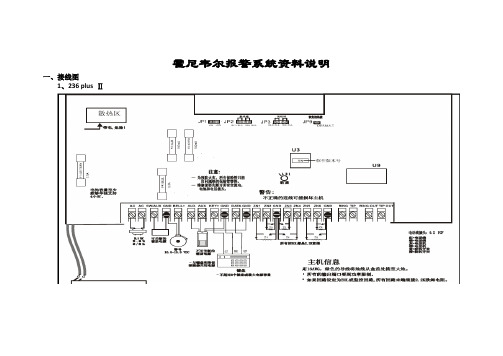 霍尼韦尔防盗报警安装编程整理说明