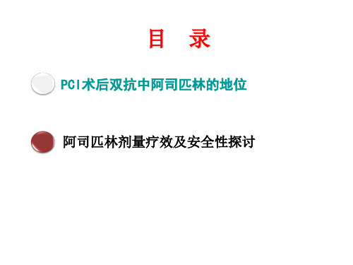 pci术后阿司匹林最佳维持剂量的指南解读