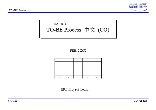 002三星集团SAP实施项目全套资料_蓝图设计_管理会计CO_TOBE(C)