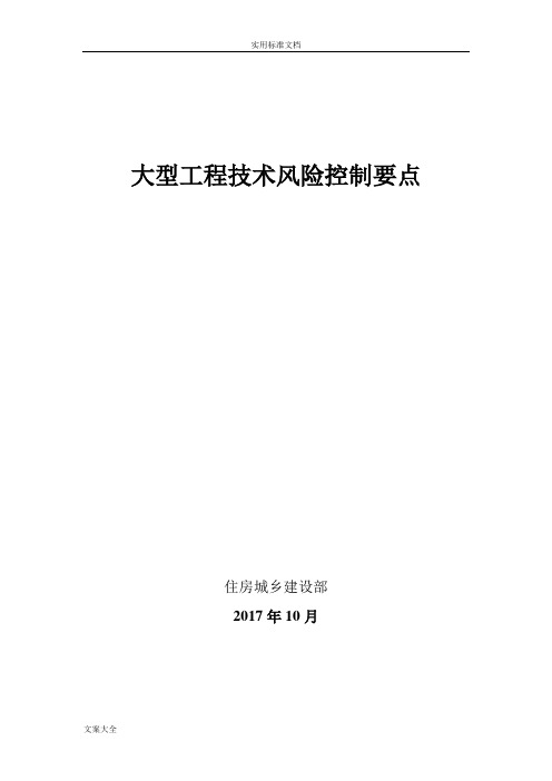 《大型工程技术风险控制要点》