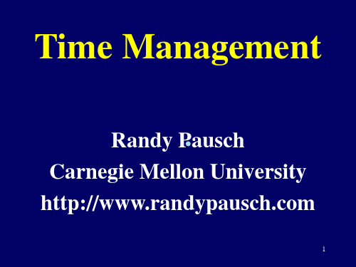 TimeManagementTalk