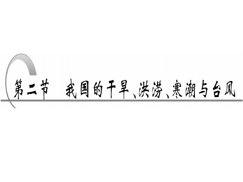 我国的干旱、洪涝、寒潮与台风(