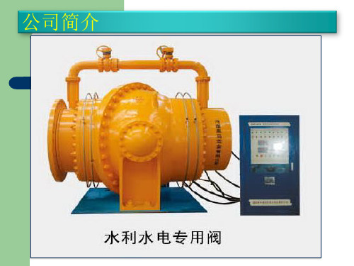 水轮机进水球阀介绍资料