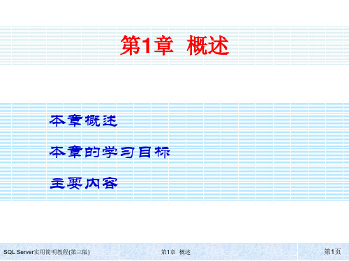 SQL Server实用简明教程(第三版) 