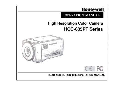 HCC-885PT说明书