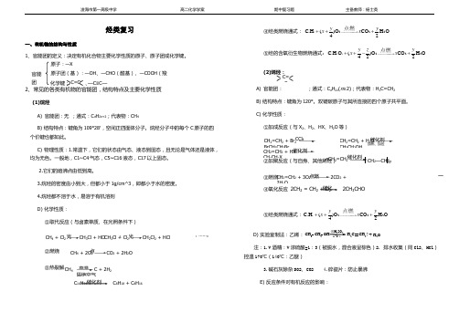 烃类复习 - 副本