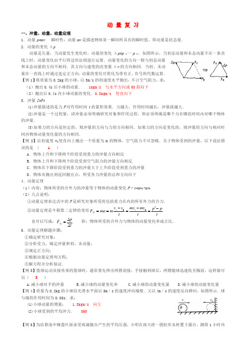 《动量》复习