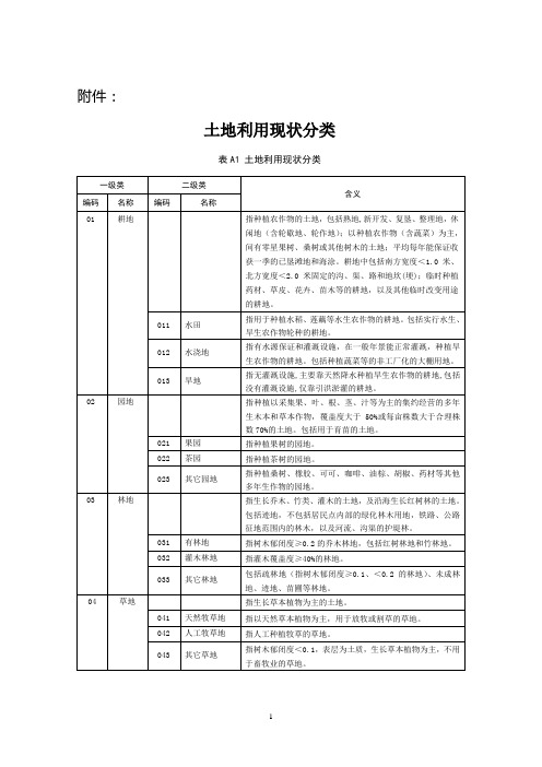 土地利用现状分类表.doc