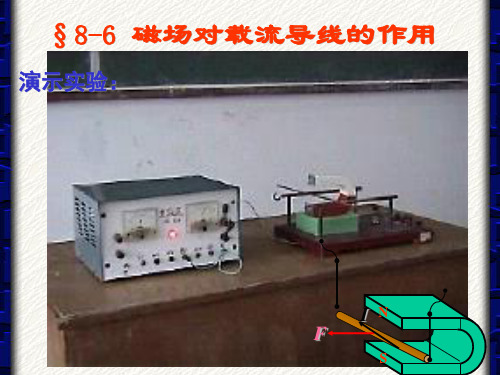 大学物理安培力磁力矩和功