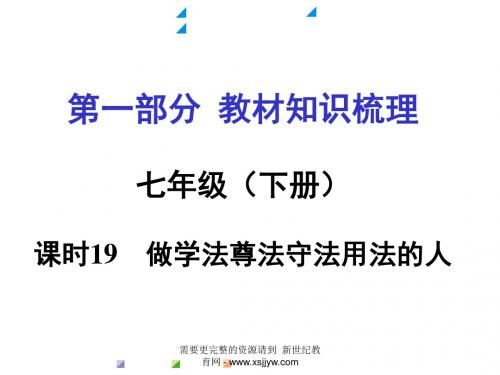 甘肃省2016【中考面对面】思想品德(课件+习题)第一部分教材知识梳理(32份打包)-6.ppt