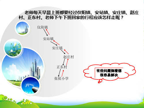 青岛版三年级下册数学课件智慧广场1 倒推 (共9张PPT)