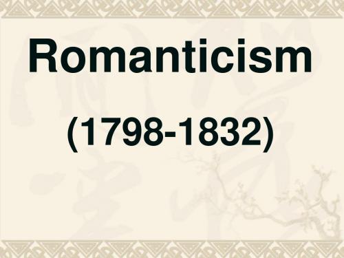 Romanticism