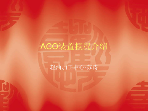 ACO装置概况介绍