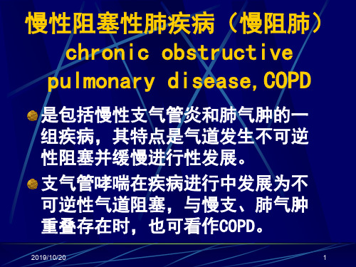 慢性阻塞性肺疾病(慢阻肺)