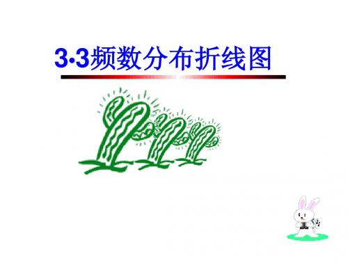 3.3频数分布折线图2