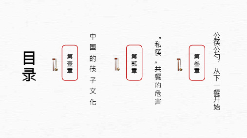 简约中国风公筷公勺筷乐用餐分餐制培训课件培训讲座课件PPT模板