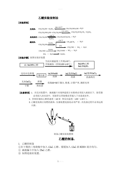 实验八_乙醚的制备