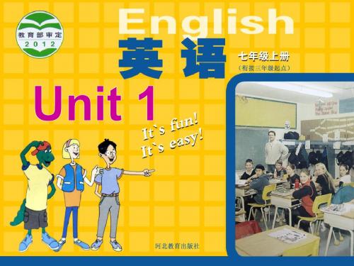 最新冀教版七年级英语上册 Unit1 Lesson6公开课课件