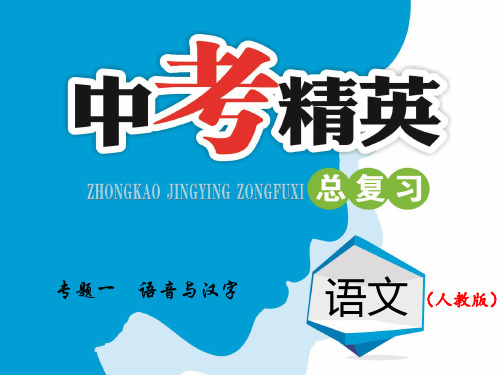 2021中考精英语文(人教版)总复习课件：第二部分积累与运用+专题一 语音与汉字