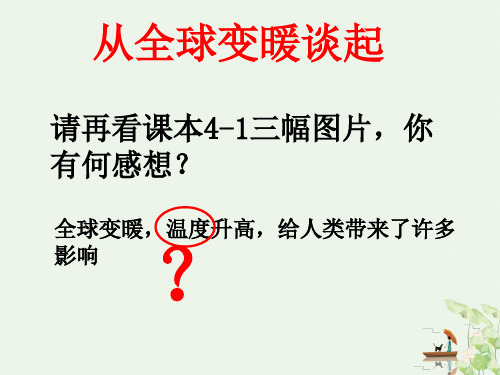 沪粤版初中物理八上 从全球变暖谈起 课件下载