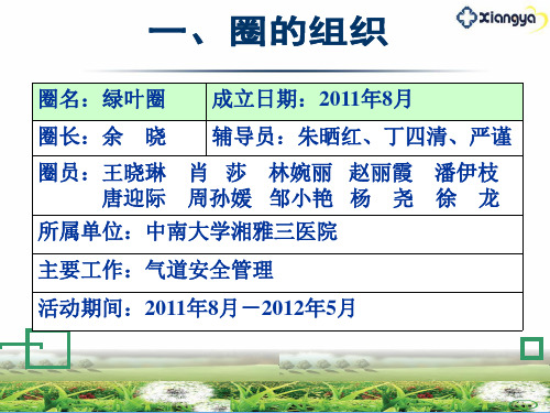 最新中南大学湘雅三医院作品-精选PPT文档