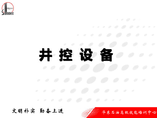 井控技术培训----井控设备