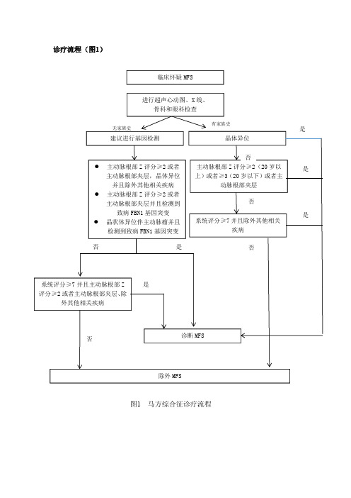 马方综合征诊疗流程