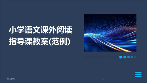 2024年度小学语文课外阅读指导课教案(范例)