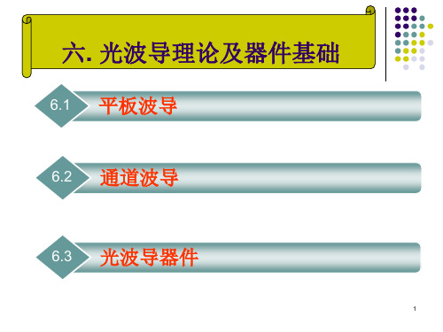 第六章光波导理论及器件