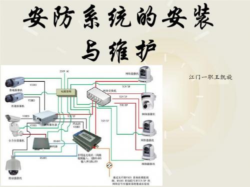 安防系统的安装与维护