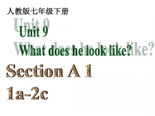 人教英语七年级下册 Unit9Section A1a-2c公开课一等奖优秀课件