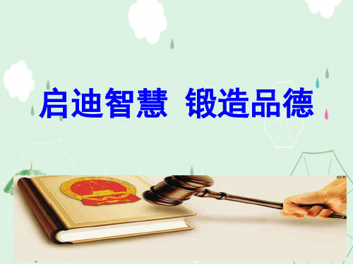 人教部编版七年级下册道德与法治课件：9.2《法律保障生活》(共25张PPT)