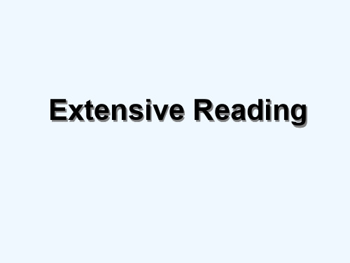 河北省邢台市育才中学人教高中英语选修七:Unit 4Extensive reading课件