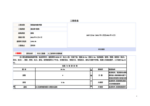 北京2011造价指数