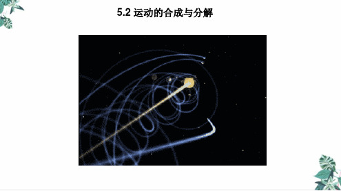 [人教版]高中物理教材《运动的合成与分解》PPT课文课件