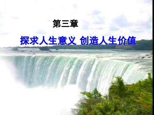 思想道德修养与法律基础第三章人生价值