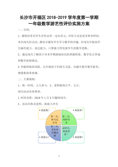 数学游艺测评方案2018