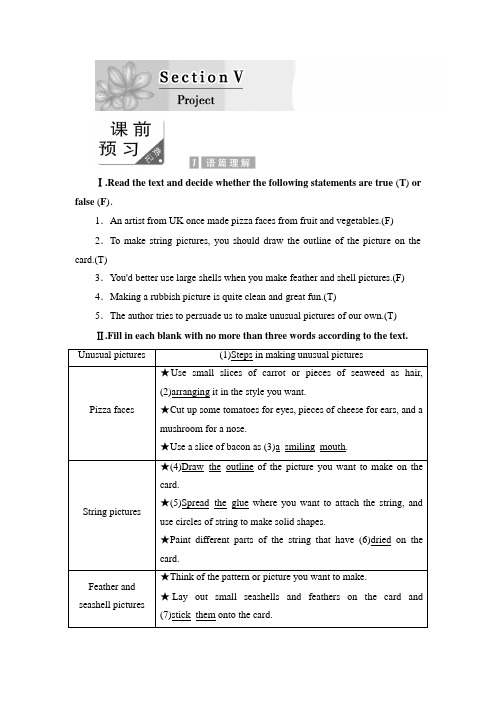 2017-2018学年高中英语译林版选修8教学案：Unit 3 Section 5 Word版含答案