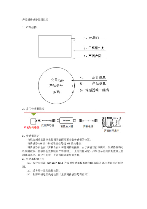 声发射传感器使用说明书