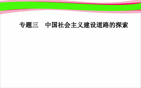 人民版必修2课件：专题3.3走向社会主义现代化建设新阶段