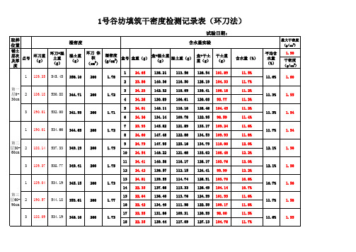 干密度自动计算公式