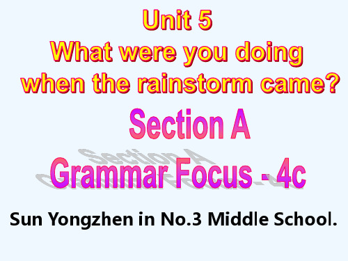 英语人教版八年级下册Unit 5 Grammer Focus 4a-4c.ppt