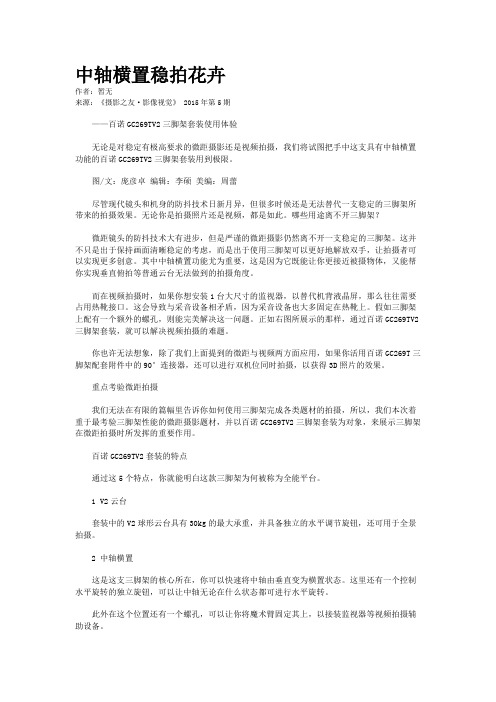 中轴横置稳拍花卉