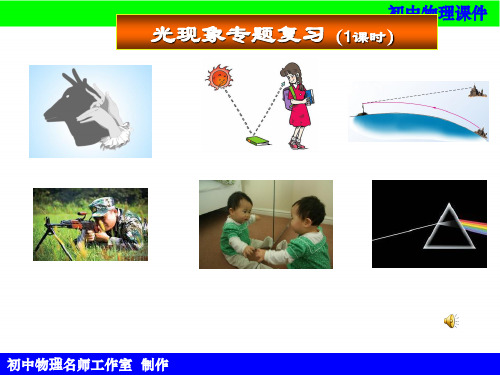 初中物理光现象专题复习课件