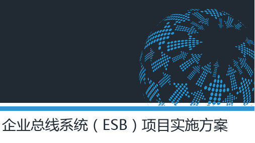 企业总线系统(ESB)项目实施方案