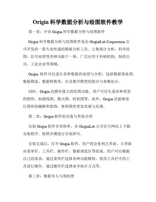 Origin科学数据分析与绘图软件教学