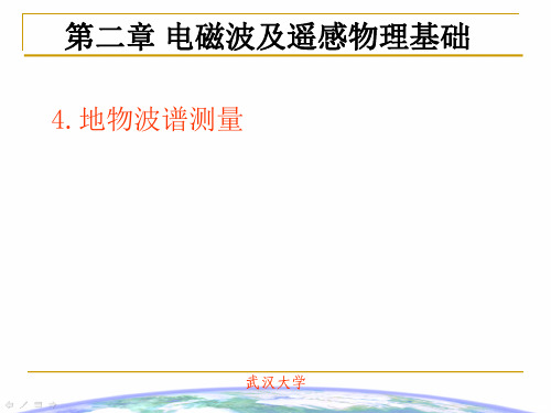 地物波谱测量