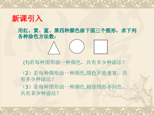 简单的计数问题排列组合中的涂色问题