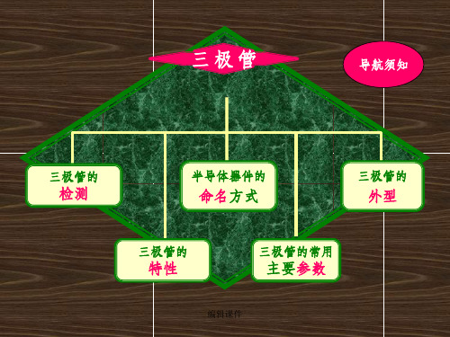 三极管的常用主要参数