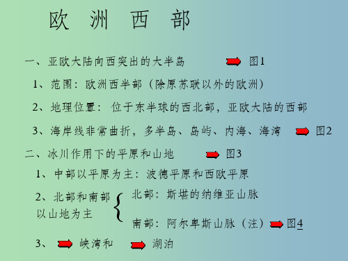 七年级地理下册 8.2  欧洲西部3 新人教版